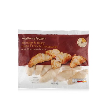 Waitrose Frozen Mini French Croissants X 12 300G