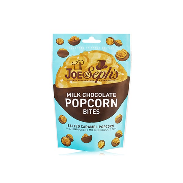 Buy Joe & Sephs milk chocolate popcorn bites 63g in UAE