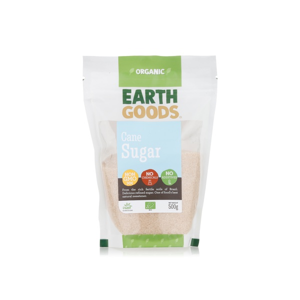 Buy Earth Goods organic cane sugar 500g in UAE