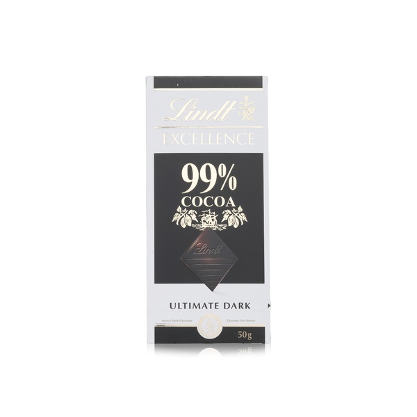 Lindt 99% Excellence Dark Chocolate 50g