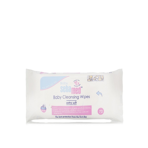 اشتري Sebamed baby cleansing wipes x72 في الامارات