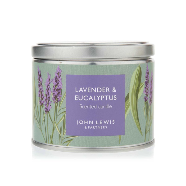 John Lewis Lavender and Eucalyptus Candle Tin