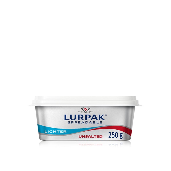 Lurpak Lighter Unsalted Spreadable Butter 250g