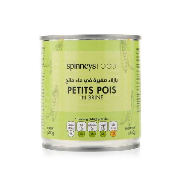 Spinneysfood Petits Pois in Brine 200g