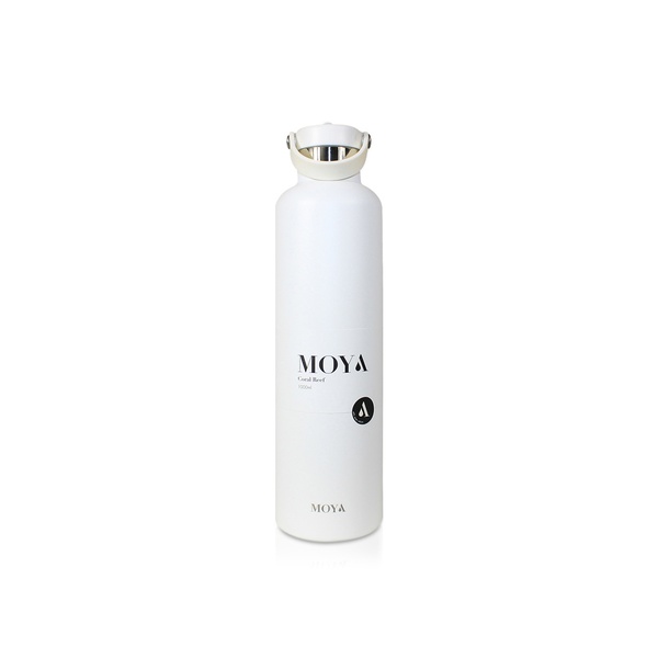 Moya Coral Reef Insulated and Sustainable Water Bottle White 1 litre