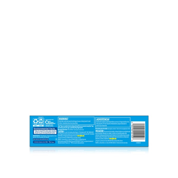 Ziploc Storage Slider Bags Quart Size 48 Pack