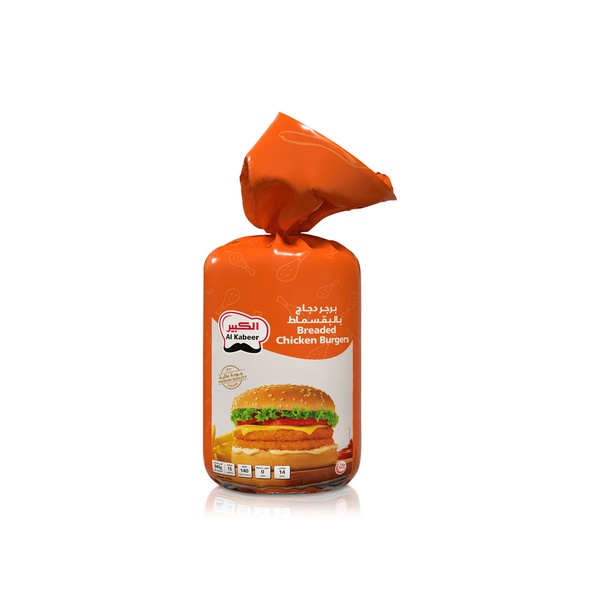 Al Kabeer Breaded Chicken Burgers 840g