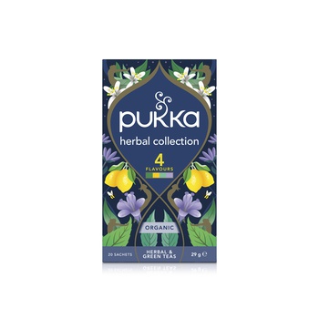 Pukka Organic 4 Flavour Herbal Collection Tea Sachets 29g x20