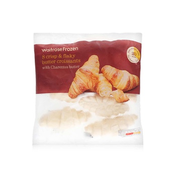 Waitrose Frozen Butter Croissants X 8 440G