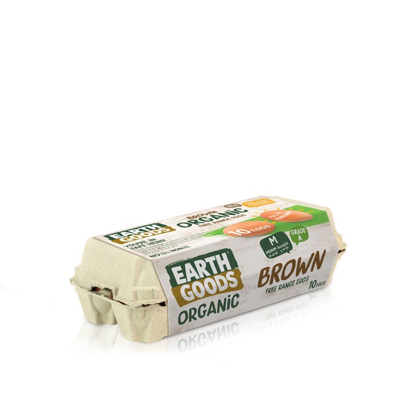 Earth Goods Organic Brown Eggs x 10