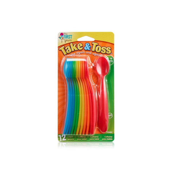 The First Years Take & Toss Infant Spoons x 12