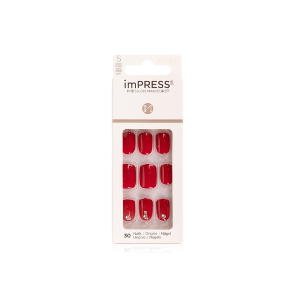 Kiss Impress 30 Press on Manicure Kill Heels Short Nails
