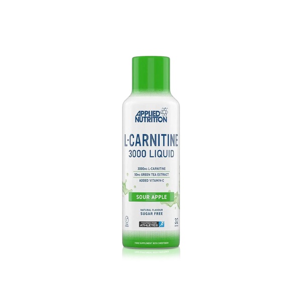 Applied Nutrition Sour Apple L-Carnitine 3000 Liquid 480ml