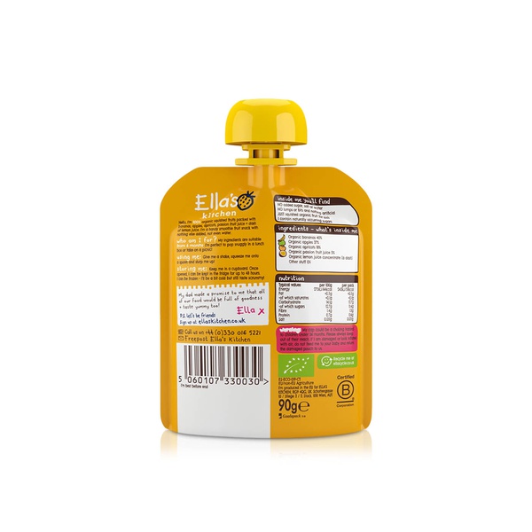 Ella's Kitchen Organic the Yellow One Fruit Smoothie 6+ Months 450g