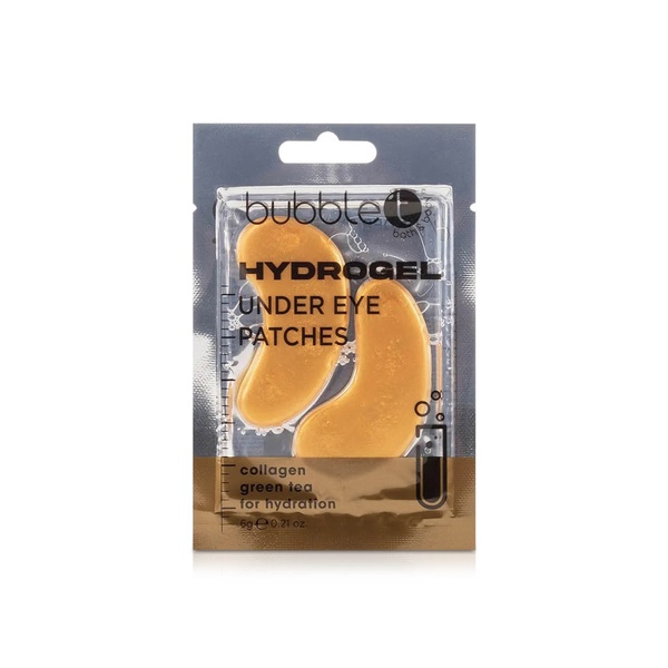 Bubble T Hydrogel Under Eye Patches Collagen and Green Tea for Hydration 6g