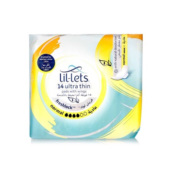 Lil-Lets Ula Pads with Wings for Normal Flow x 14