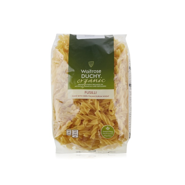 Buy Waitrose Duchy organic Fusili 500g in UAE