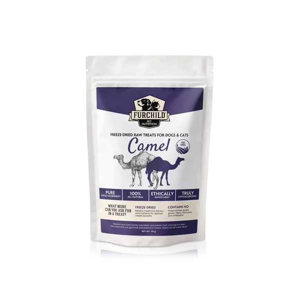Furchild Free Range Camel Treats for Dogs & Cats 50g