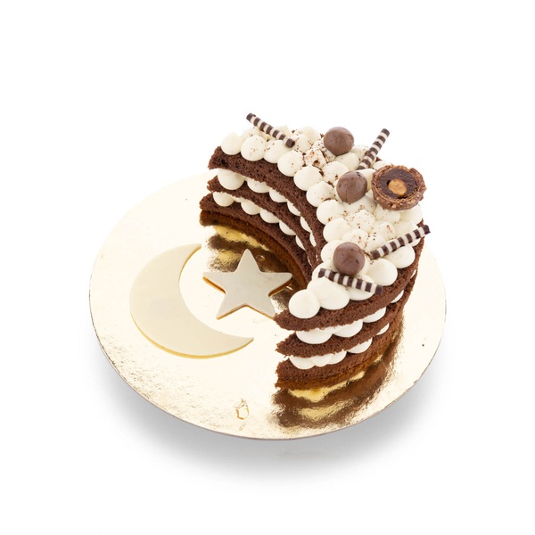 Dark and White Chocolate Crescent Cake 300g