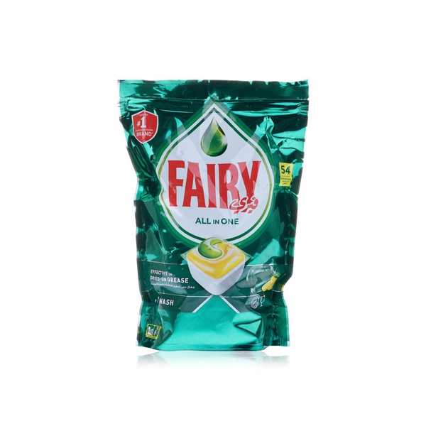 Buy Fairy All-in-One Yellow Dishwasher Tablets 54ct in UAE