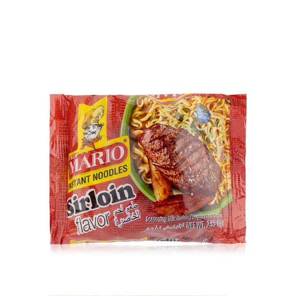 Mario instant noodles sirloin flavour 85g - Spinneys UAE