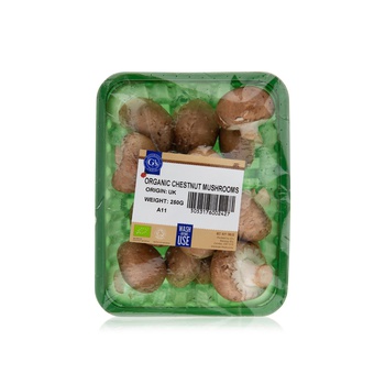 Organic Chestnut Mushrooms UK 250g