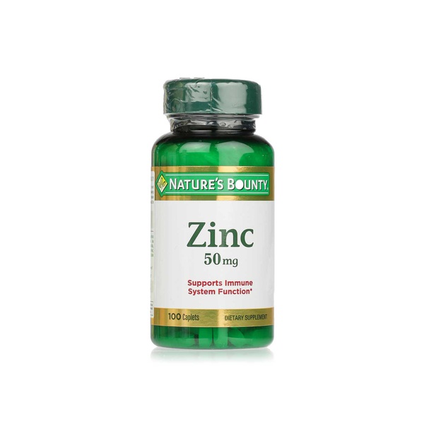Nature's Bounty Zinc Caplets x 100 50g