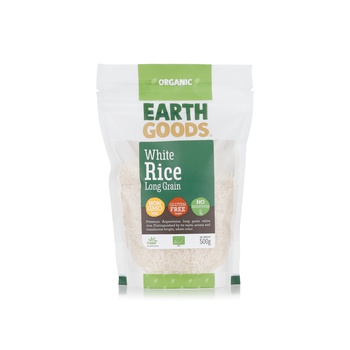 Earth Goods Organic Long Grain White Rice 500g