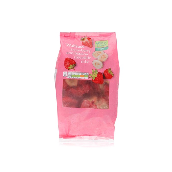 Waitrose Frozen Strawberry & Banana Smoothie Mix 480G