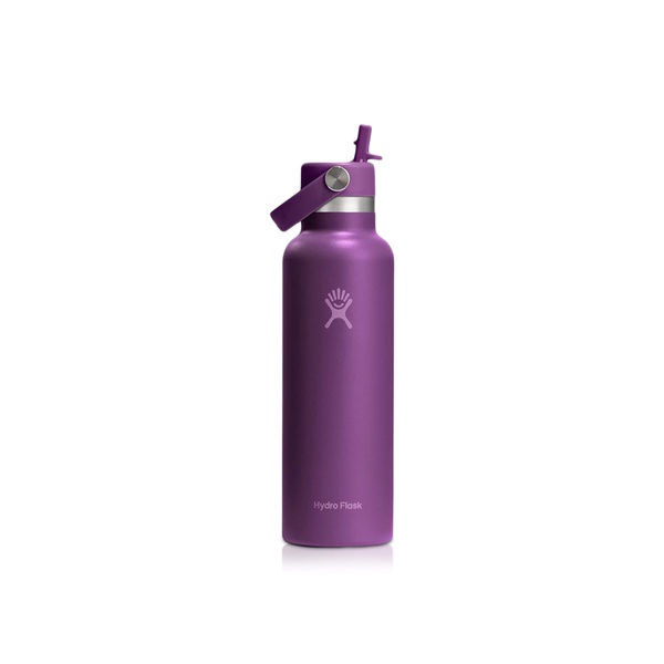 Hydro Flask Bottle Plum with Straw 620ml