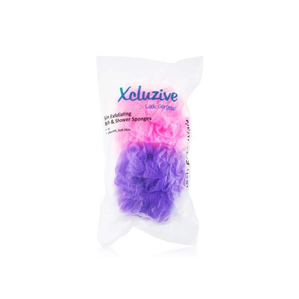 اشتري Xcluzive facial cleansing and exfoliating cellulose sponges 2 pack في الامارات