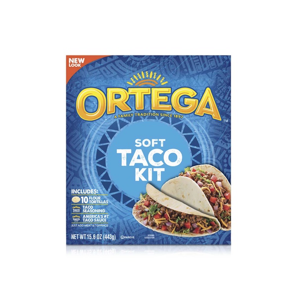 Ortega Soft Taco Kit × 10 430g
