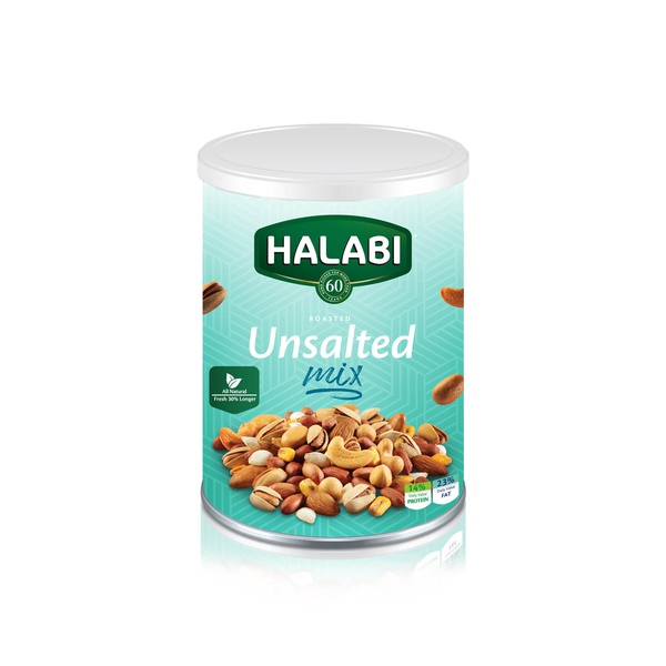 Halabi No Salt Mixed Nuts Can 400g