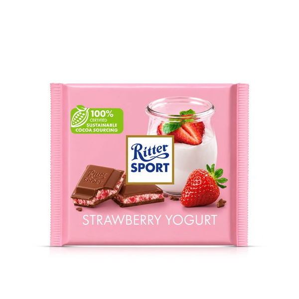 Ritter Sport Strawberry Yoghurt Chocolate 100g