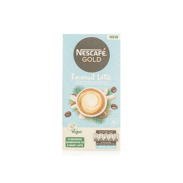 Nescafe Gold Coconut Latte 6 x 15g