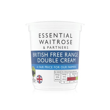 Waitrose Essential Double Cream 300ml