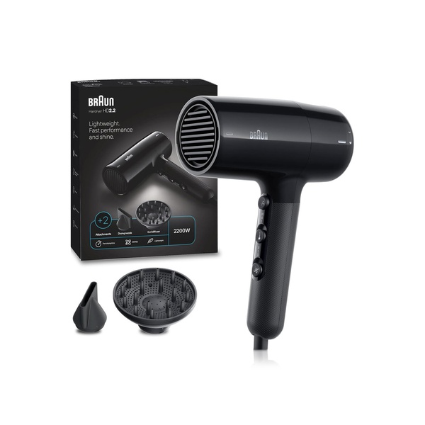 Braun Hair Dryer HD 2.2 Black 2200w
