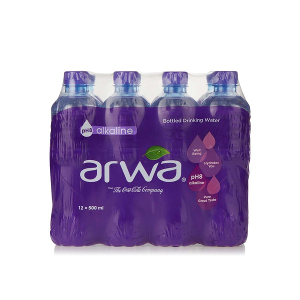 Buy Arwa alkaline water 12x500ml in UAE