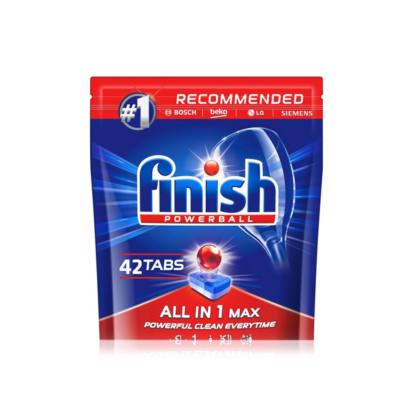 Buy Finish powerball all in one max dishwasher tablets 42tabs in UAE