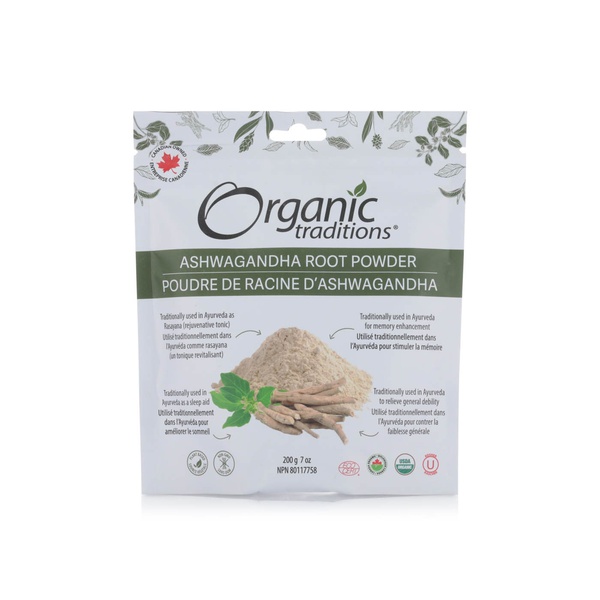 Organic Traditions Ashwagandha Root Powder 200g