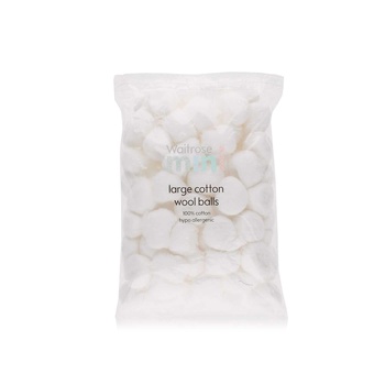 Waitrose Essential Large Cotton Wool Balls x 80