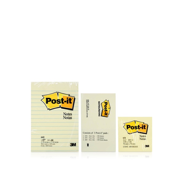 Post-It Assorted Note Pads x 3