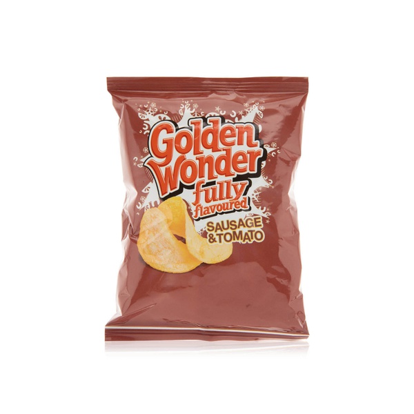Golden Wonder Sausage and Tomato Crisps 32.5g