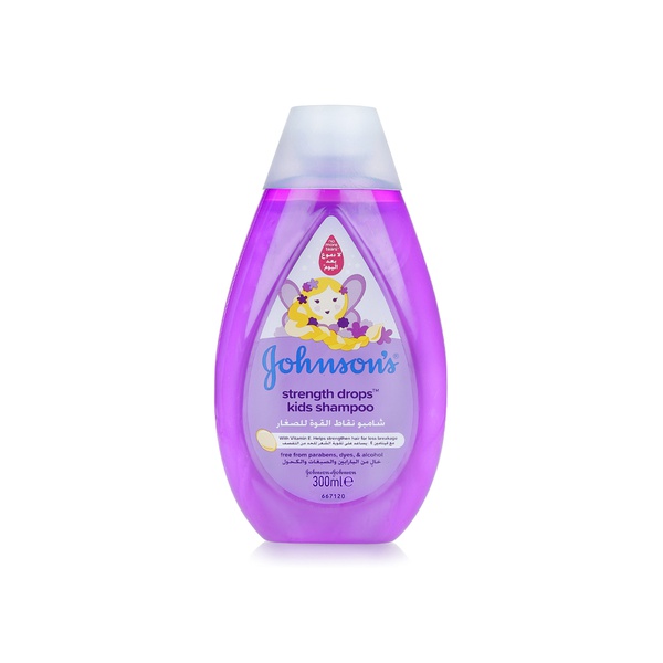 Buy Johnsons Strength Drops kids shampoo 300ml in UAE