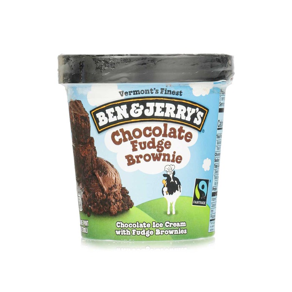 Buy Ben and Jerrys chocolate fudge brownie ice cream 476g in UAE