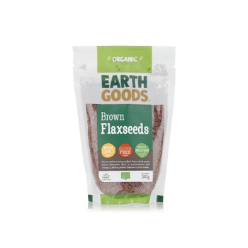 Earth Goods Organic Brown Flaxseeds 340g