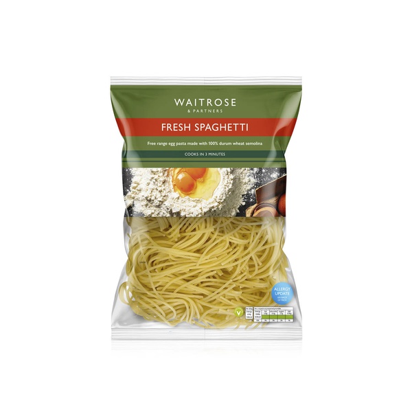 Waitrose Fresh Spaghetti 500g