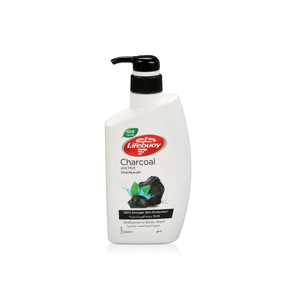 Lifebuoy Anti-Bacterial Body Wash Charcoal and Mint 500ml