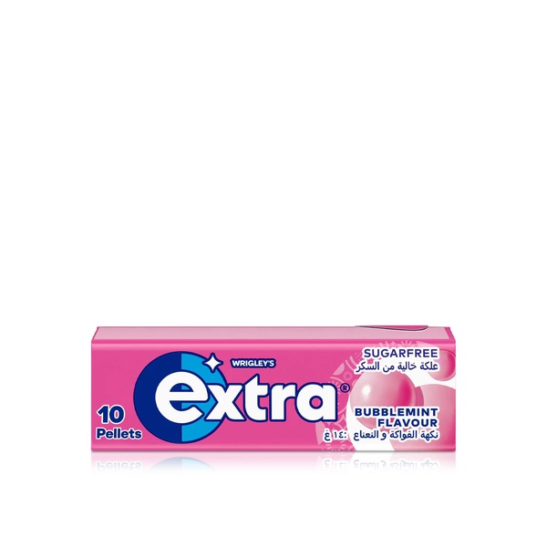 Wrigley's Extra Sugar Free Bubblemint Gum 10s