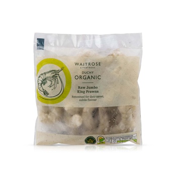 Waitrose Frozen Raw King Prawns 180g